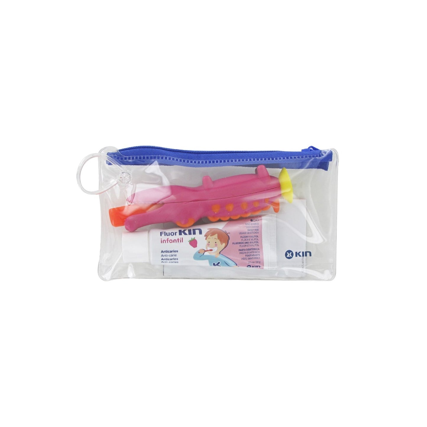 Kin Cepillo Infantil Viaje Cocodrilo + Pasta 25ml