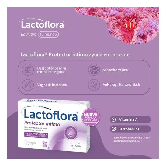 Lactoflora Pack Protector Íntimo 2x20cáps