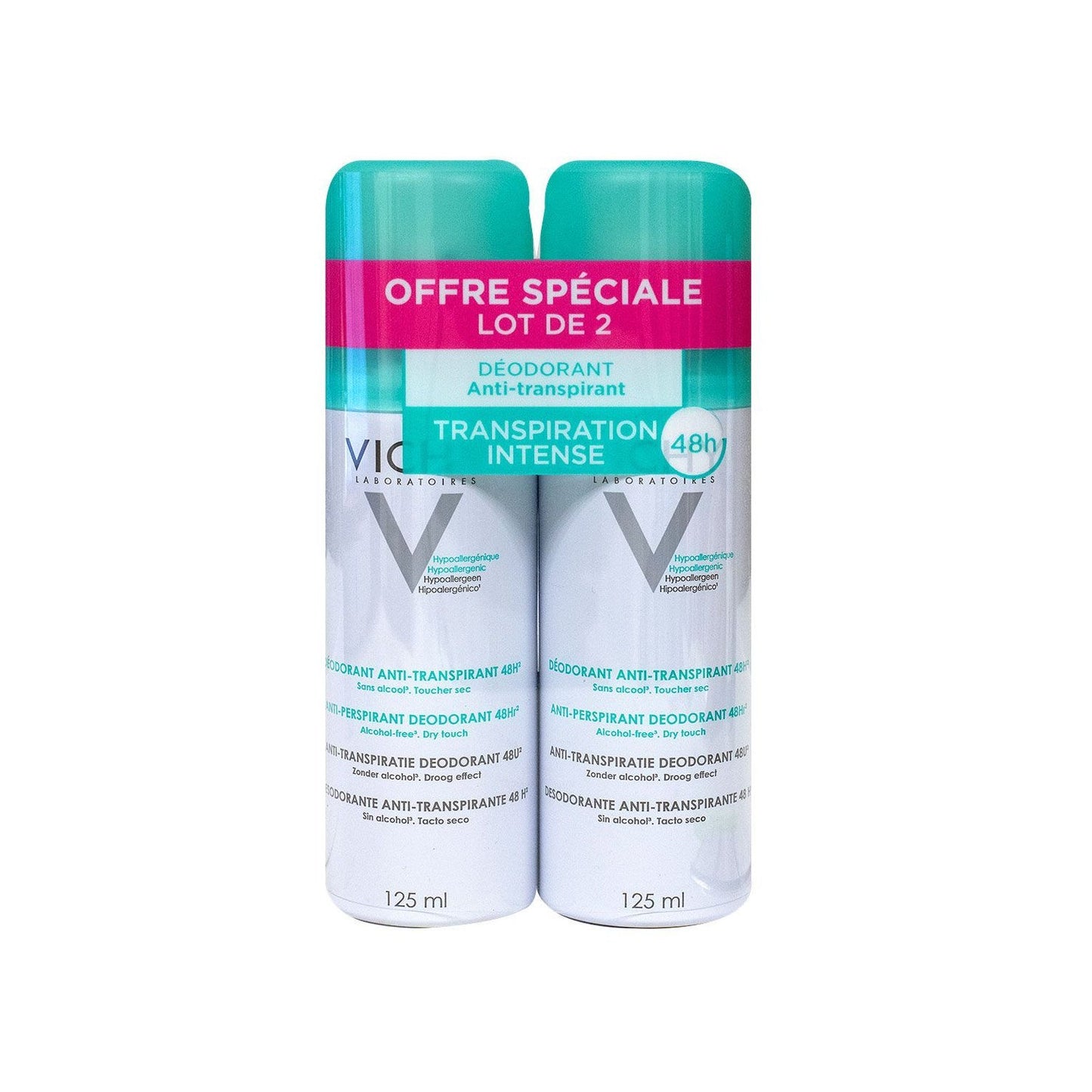 Vichy Desodorante Antitranspirante 48h Spray 2x125ml