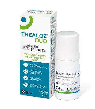 Thealoz Duo 10 ml gotas para ojo seco sin conservantes con trehalosa y ácido hialurónico